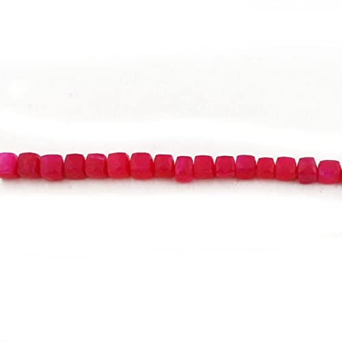 Calcédoine rose perles en boîte facettées pour réparer et créer des colliers