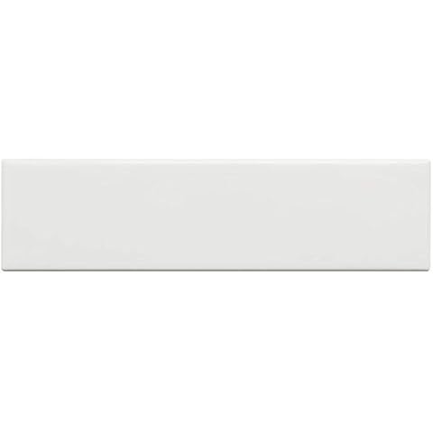 Tenedos White Ceramic Subway Tile 3x12 Cover