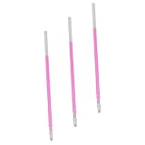 VILLCASE Lot de 3 Marqueurs de Tatouage Corporel 1Mm Rose pour Positionnement Sourcils Stylo de Maquillage Portable Précis pour Cartographie et Tatouage Esthétique