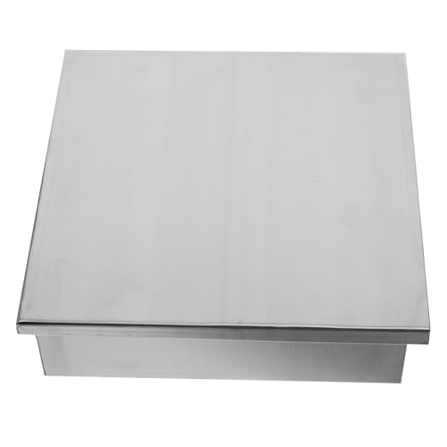 Toyvian Caja de Condimentos con Cuatro Compartimentos de Acero Inoxidable Diseño Japonés para Almacenamiento en Casa y Restaurante
