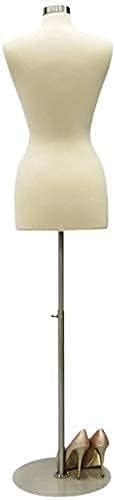 Image of Loop Group Female Mannequin - Female Mannequin with Metal Base Plate Premium Store Display Dummy Model Hanger Dress Kurti Display Stand