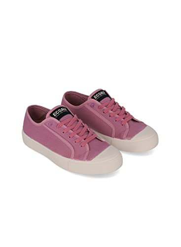 ECOALF - Zapatillas Mujer Niloalf, de Algodón Orgánico, Vintage, Veganas, Sneakers, Zapatillas Unisex, con Cordones, Talla 39, Color Violeta