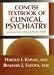 Concise Textbook of Clinical Psychiatry