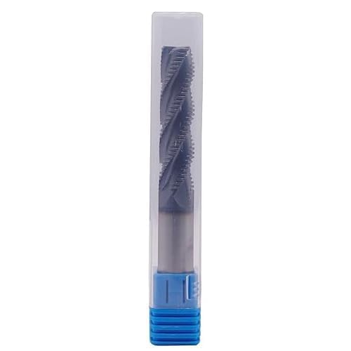 Image of 3Pcs 1 /2 inch 4 Flute Solid Carbide Long Roughing End Mill, ALCrSiN Nano Coated | 35 Degree Helix, 1 /2 inch Cutting Diameter, 1 /2 inch Shank Diameter, 2 inch Length of Cut, 4 inch Overall Length