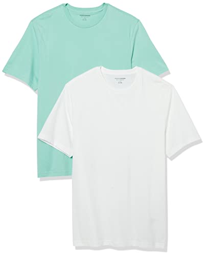 Image of Amazon Essentials Men's Short-Sleeve Crewneck T-Shirt, Pack of 2