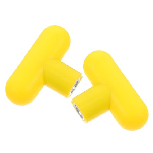 JEWEDECO 2 Piezas de Mangos para Accesorios de Gimnasio en Material PP y Pa Agarre Seguro y Fácil Reemplazo, Ideales para Entrenamiento en Casa o Gimnasio