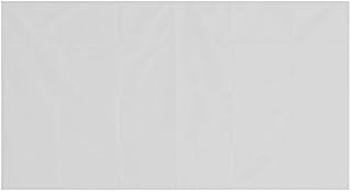 Bewinner 5 Size 60~120" Projector Screen, Synthetic Polyester Fabric HD16:9 Portable Projector Curtain for Outdoor Camping Movie, Open-air Cinema without Hanging Holes and Black Edging(White)(120in)