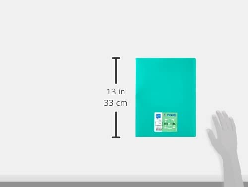 Raccoglitore Viquel 100 Facciate A4 - Polipropilene Verde, 50 Tasche, Apertura 180° - Foto 11