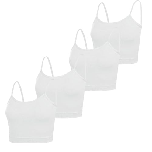 Image of NEWITIN 4 Pack Spaghetti Strap Camisole Top Adjustable Strap Tank Top for Women