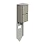Stainless steel / 2 sockets