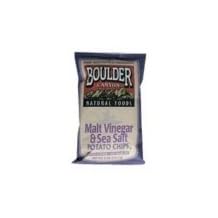 Boulder Canyon Kettle Chips, Malt Vinegar & Sea Salt, 5-Ounce Bags  Value Bulk Multi-pack