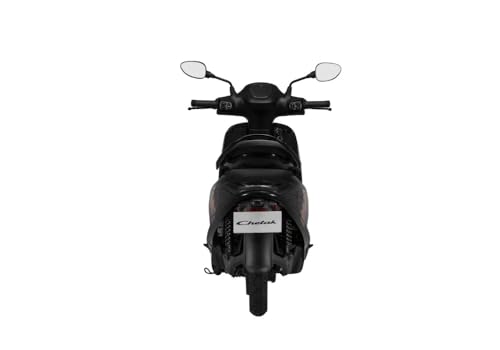 Image of Chetak C2501 by Bajaj Auto High Speed Electric Scooter with charger - Glossy Active Black - Ex-Showroom