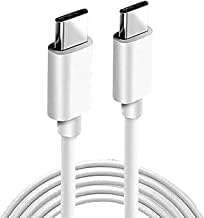 Image of Original Super Fast Data Charging Cable Compatible for Samsung Galaxy Note 20 | Note 20 Ultra | Note 10 | Note 10 Plus | Note 10 Lite Type C to C White (Only Cable) (BB86)