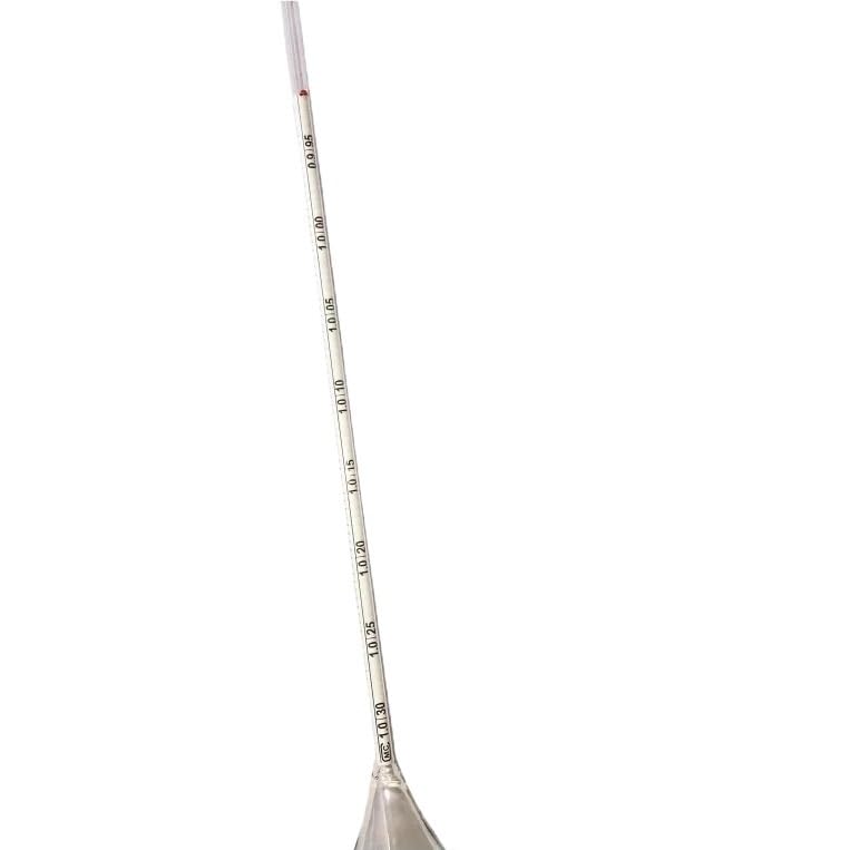 Soil Density Hydrometer 0.995-1.030 TM-85 B-Type Soil Densitometer Glass Float Gauge Densitometer Analyzer Wooden Packed