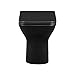 Carre Back to Wall Toilet Bowl in Matte Black