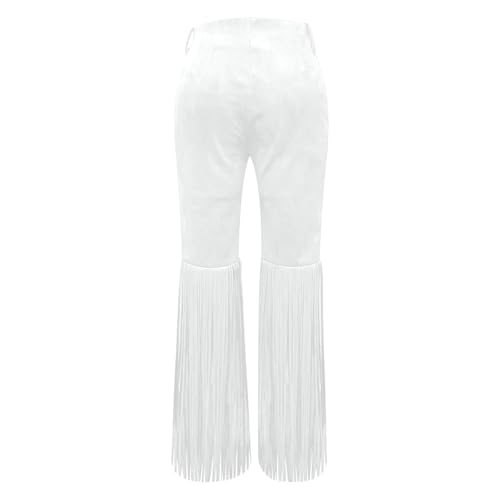 Pantalon à franges western pour le bureau et vos sorties bohèmes décontractées - 4