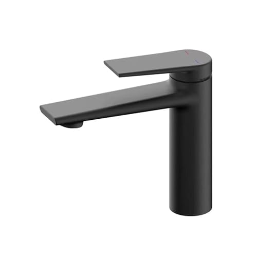 Compatible con grifos de baño VGX, Mezclador de Lavabo Dorado de Lujo, Grifo for Fregadero, grifería for Lavabo Gourmet, Grifo de Agua fría y Caliente, latón Cromado, Negro y Gris(Matt Black Faucet)