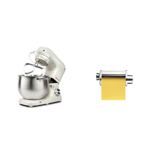 Immagine prodotto: Girmi IM50 Impastatrice planetaria Gastronomo Plus 2200W, 8 Litri + IM52 Accessorio Tirapasta