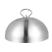 Produktbild HEMOTON Edelstahl Grilldeckel 20 Cm Mit Griff Für Teppanyaki Burger Öl- Und Fettschutz Abdeckung Zum Dämpfen Und Schmelzen in Der Küche