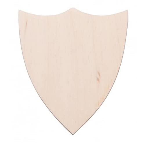 Charnwood Shield Pyrography Wooden Blank 10cm