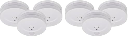 Brennenstuhl Rauchmelder Set, 3X RM C 9010 mit austauschbarer Batterie (geprüft nach EN 14604, durchdringendes Alarmsignal) weiß (Packung mit 2)