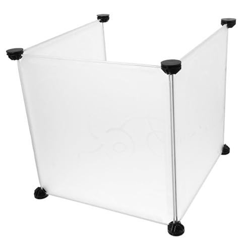 Sosoport Cat Litter Box Enclosure Cover 3pcs Privacy Shield with Litter Box Pee Shield High Wall Splash Guard Easy to Clean for Litter Pans