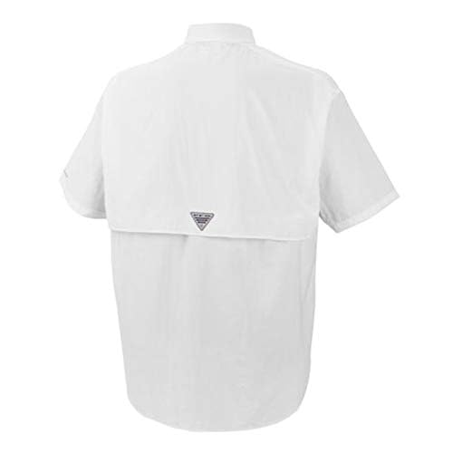 Columbia Men's Standard Bahama Ii Short Sleeve Shirt, White-Legacy, X-Large3