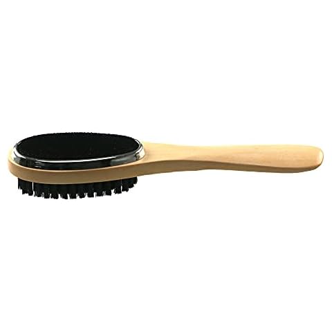 3 in 1 clothes brush, lint brush, and pet hair removal brush, with wooden shoe horn handle Cover