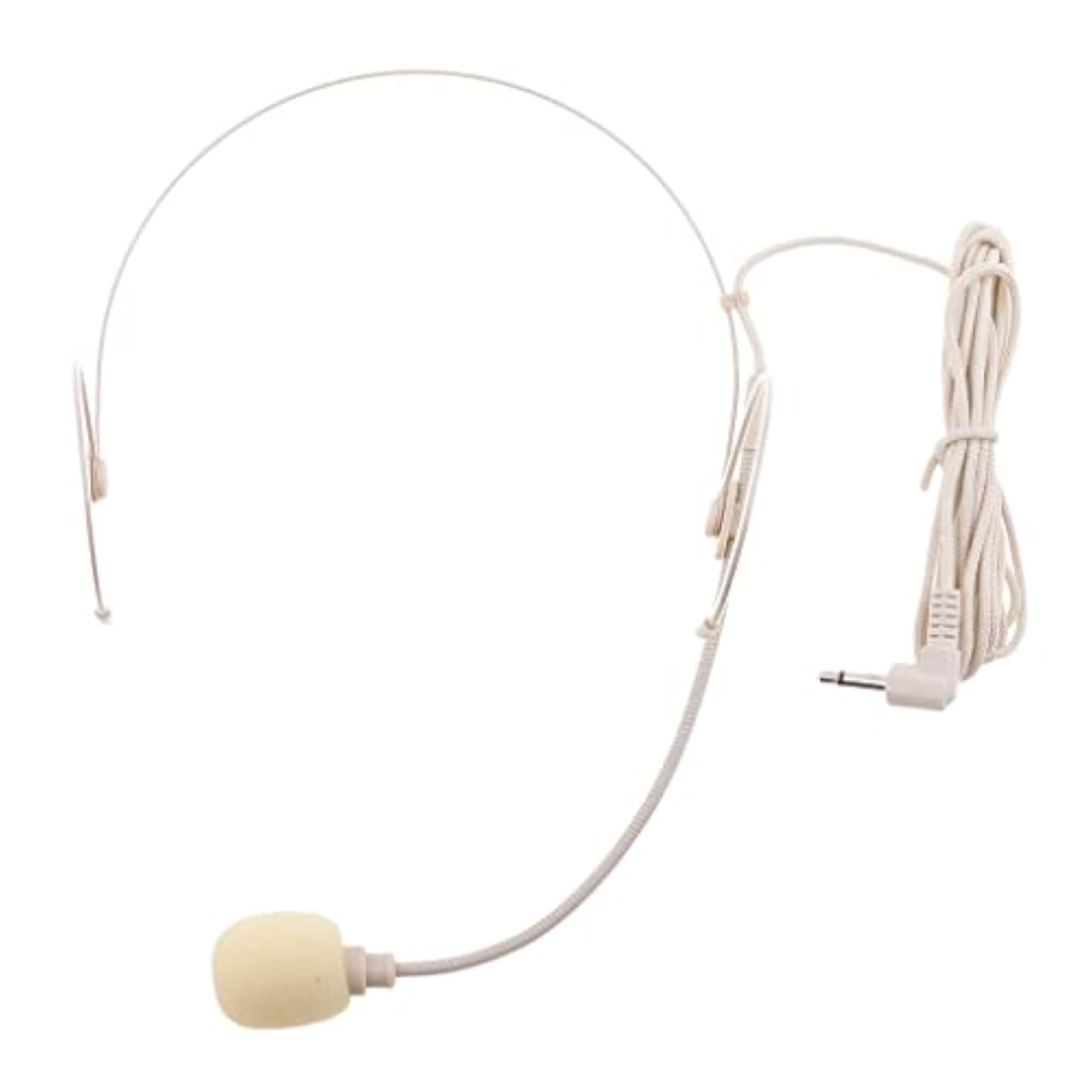Dual Ear Hook Wired Headset Headworn Microphone