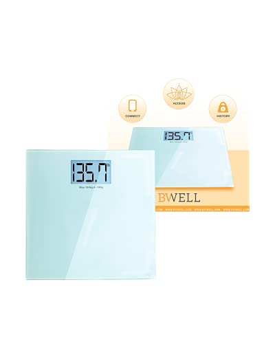 Báscula digital de baño con sensor, vidrio templado, hasta 180 kg miniatura 1