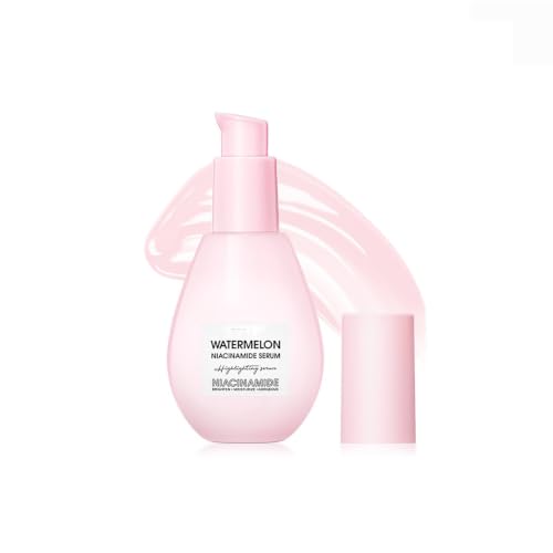 Essence Glow Serum Primer Watermelon，Niacinamide Hyaluronic Acid Moisturize Serum.(1 Pcs)
