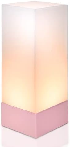 MAMILO Enlighten Kosher Lamp for Shabbos & Yom Tov, Shabbat Permissible Led Light (Pink-Mauve Base)