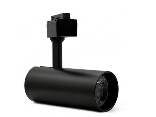 Gasiashop Srl Universo Sl-30W-B3C Faretto Led Da Binario Monofase 30W Track Light Cob 2700 Lumen Changing Color Cct 3In1 (Nero)