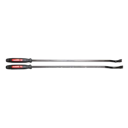 Image of Mayhew 61361 Dominator Specialty Pry Bar Set, 2-Piece | Set of 30 inch Die Bar & 30 inch Modified Rolling Head Pry Bar