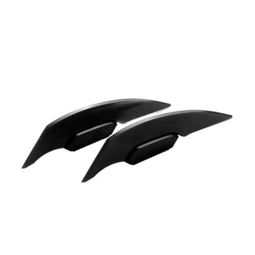 Déflecteur d'aileron avant moto universel en carbone ailerons de carénage noir