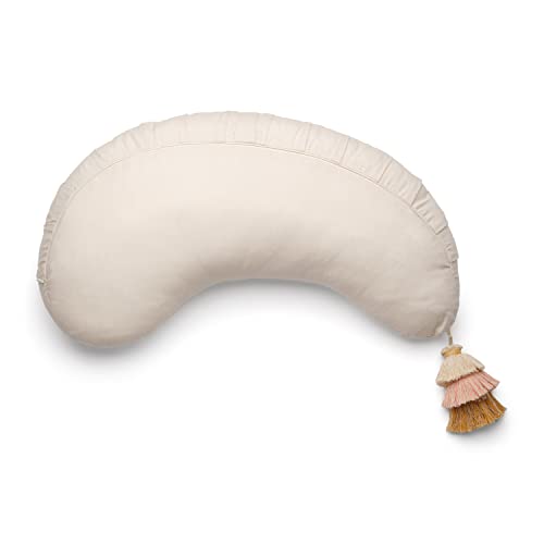Image of DockATot La Maman Wedge Nursing Pillow - The Essential Pillow for Feeding Time (Sand Chambray)