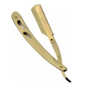 Navalhete Profissional Barbear Navalha Barbeiro/Cabelereiro Aço Inox Original (Preto)