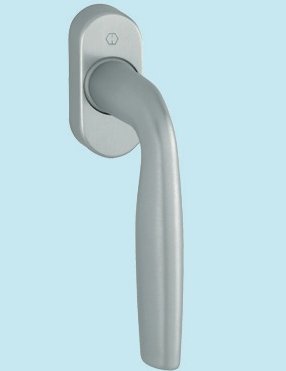 Maniglie Martelline Hoppe Milos Con Sottorosetta Cromo Satinato - 2 Pezzi