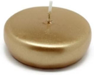 CFZ-043-4 2 .25 in. Floating Candles Metallic Gold - 96 Piece