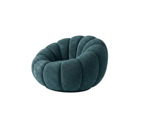 Image of CRAFTCITY 1 Seater Pumpkin Sofa with Ottoman /Stool |Accent Chair Set