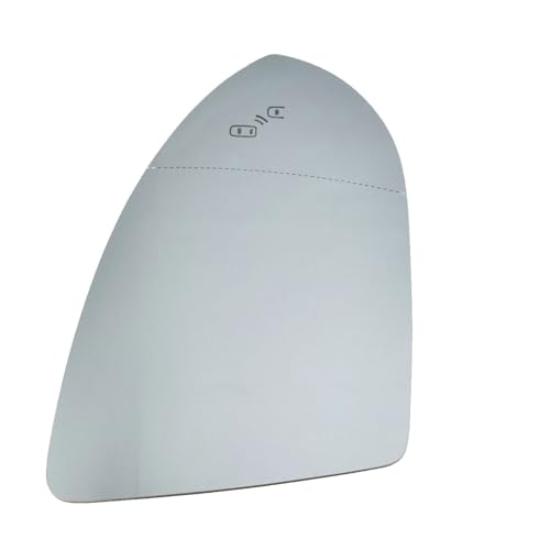 Glace de rétroviseur droit chauffant pour VW Golf Sportwagen et E-Golf 2015-2019 avec angle mort