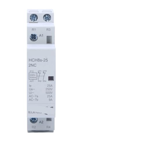 Contacteur modulaire HCH8s-25 rail DIN pour piloter un chauffage 230V