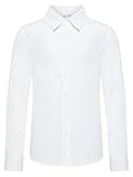 camisa blanca niña amazon Collar NAME IT Nitfred LS Slim Shirt M Nmt Noos Blusa, Blanco (Weiß Bright White), 116 para Niños