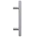 Produktbild ToniTec Türgriff Stossgriff Haustür Stangengriff gerade 90° Edelstahl SYS2 inkl. Befestigung (Länge 350mm, Bohrungen 210mm)