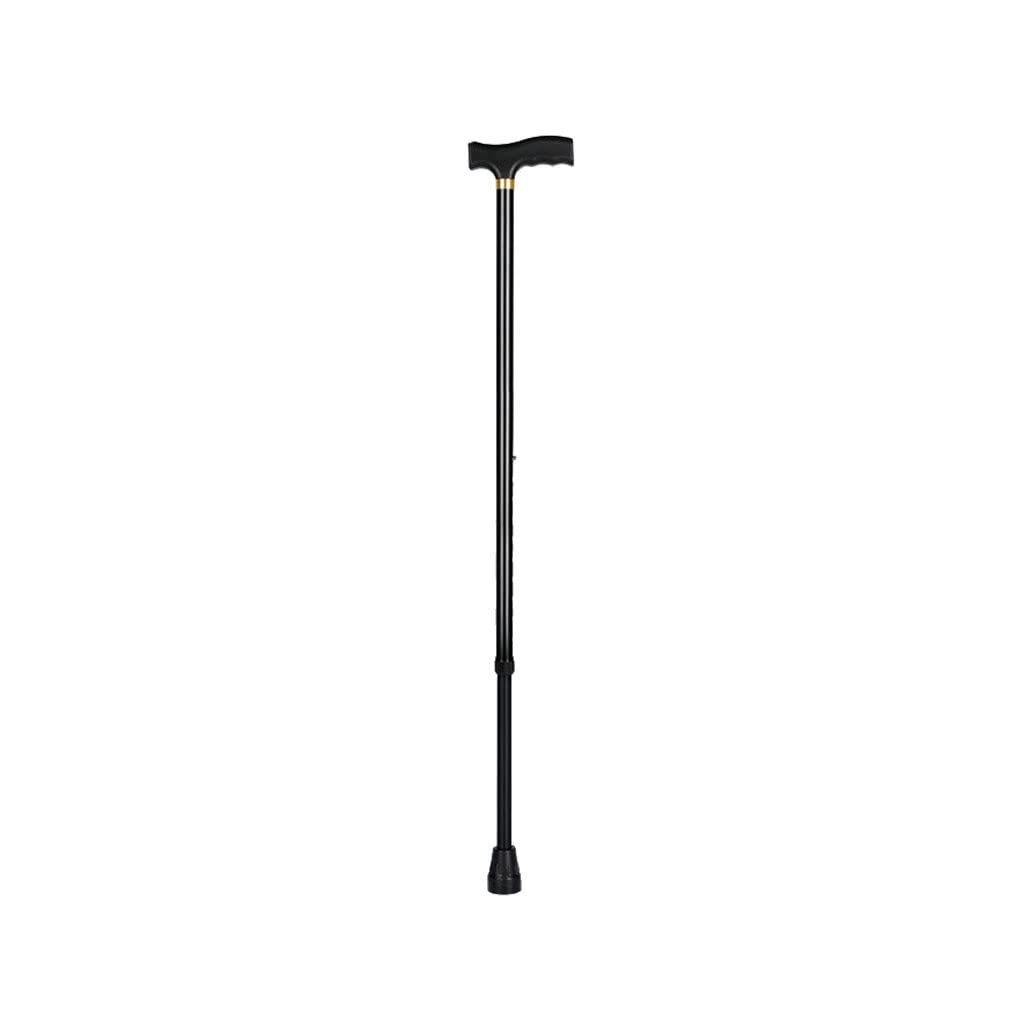 Bastone da passeggio quadrangolare for anziani Bastone da passeggio antiscivolo retrattile leggero in lega di alluminio Bastone da trekking