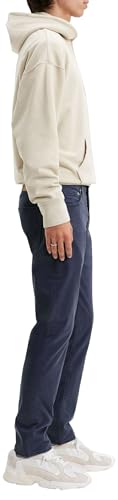 Image of Levi's Men's 511 Slim Fit Slim Jeans, Blue (Baltic Navy Sueded Sateen Wt B 4432, 32W / 32L