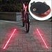 Candance 2 Laser 5 LED Cycling Bicycle Bike Flash Taillight