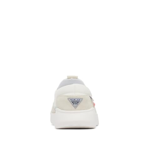 Columbia Womens PFG Boatside Slip On Boat Shoe, Sea Salt/ICY Morn, 12