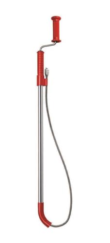 RIDGID 59802 K-6DH Hybrid Toilet Snake Auger with 6' Heavy-Duty Drop Head Tri-Wrap Cable, Manual or Cordless Drill Operated Plumbing Toilet Drain Snake Auger
