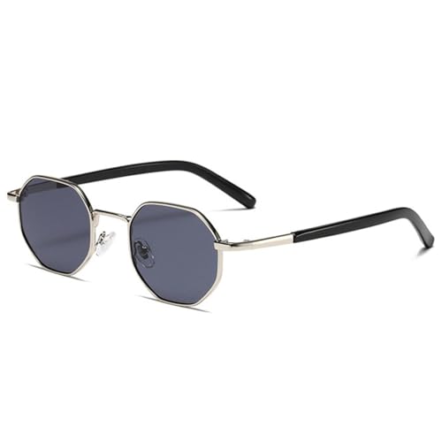 Lunettes de soleil carrées anti-éblouissement en métal rétro pour protéger vos yeux avec style